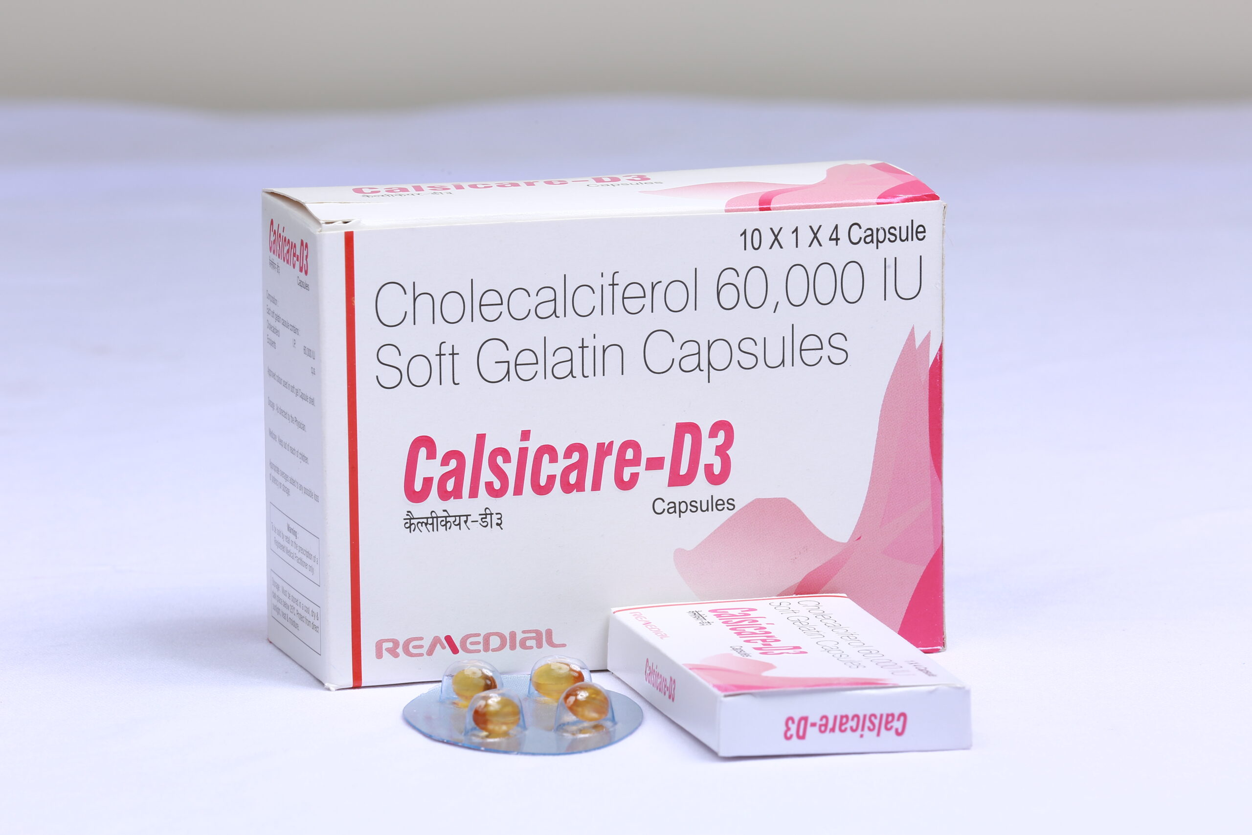 CALSICARE -D3 (Cholecalciferol 60,000 IU SOFT-GELCapsules)