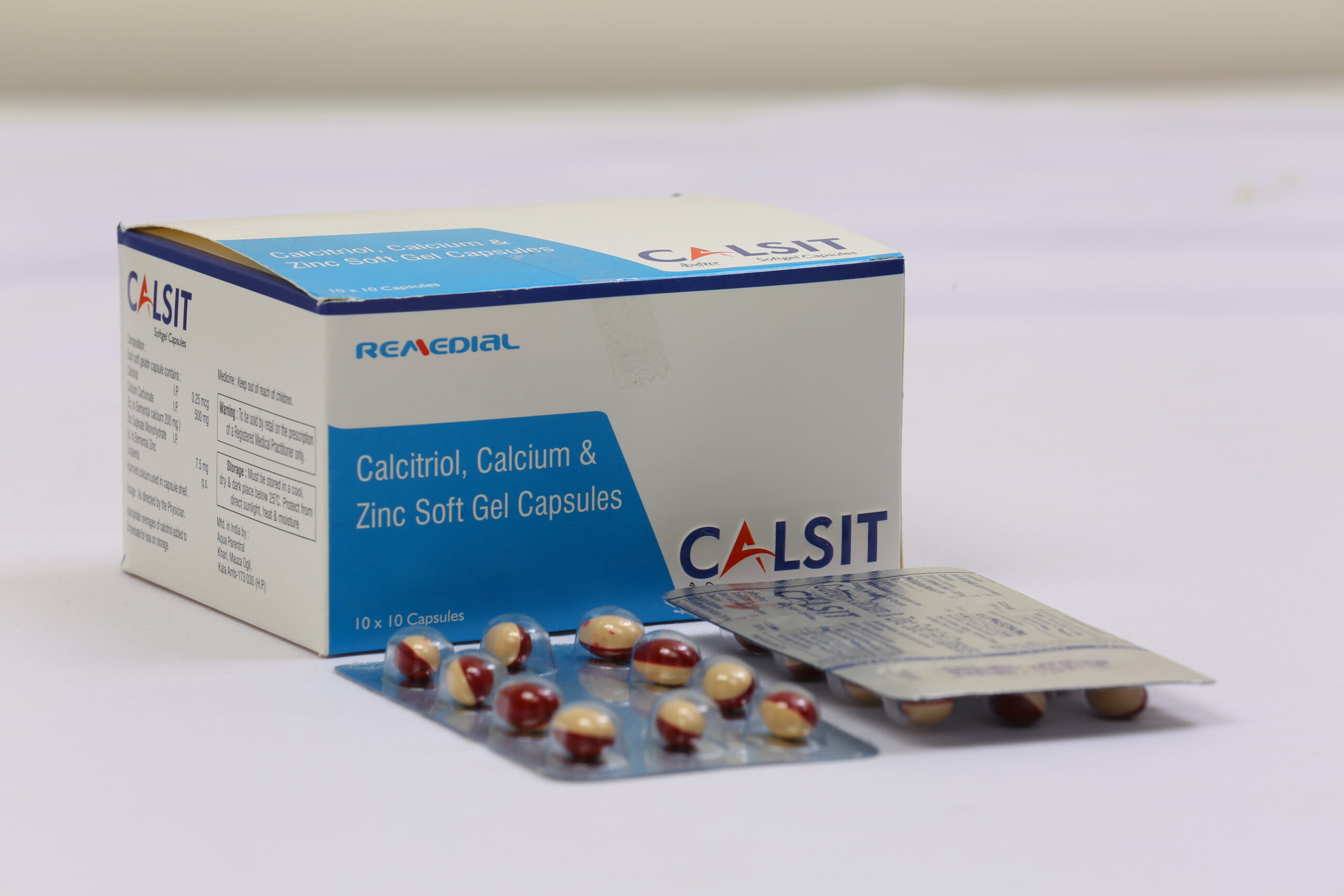 CALSIT (Calcitriol + Calcium Carbonate & Zinc SOFT- GEL)