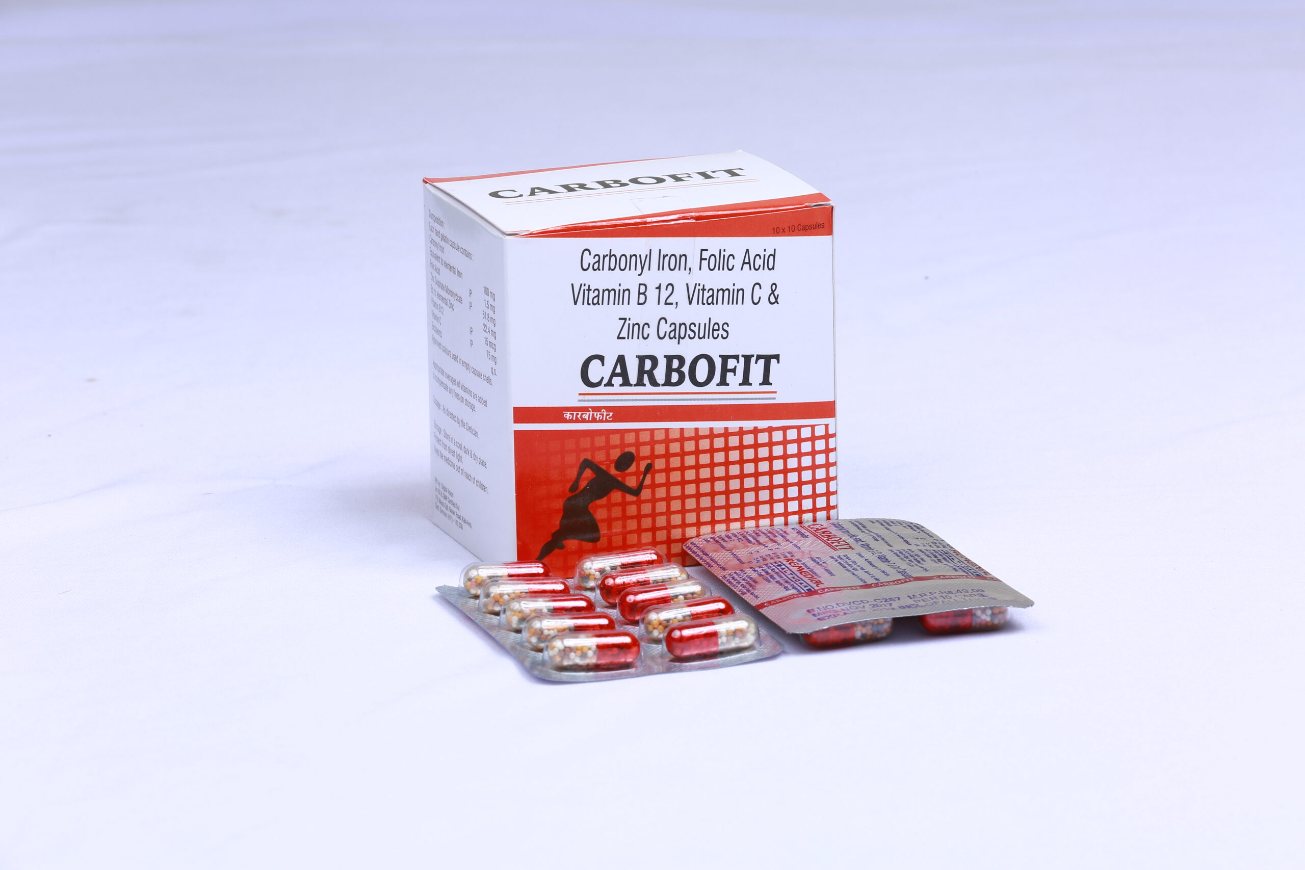 CARBOFIT (Carbonyl Iron 100mg + Zinc Sulphate Monohydrate 61.8mg)