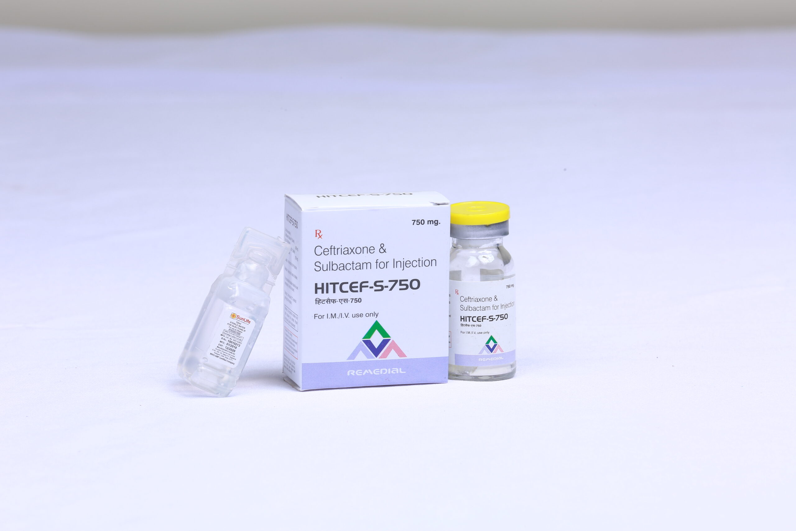 HITCEF-S 750 (Ceftriaxone 500mg + Sulbactum 250mg)