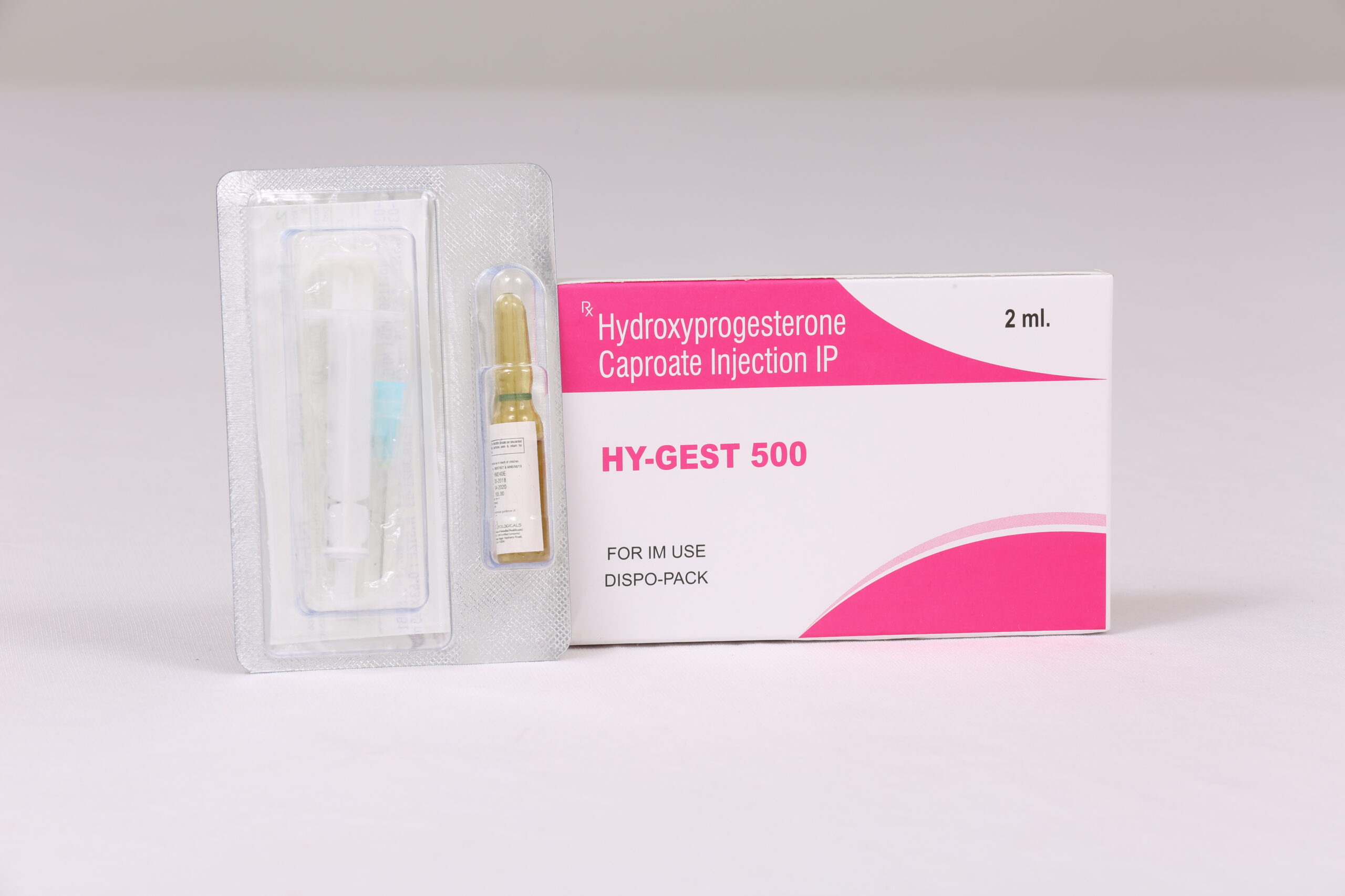Hy-Gest-500 Inj. (Hydroxyprogesterone 500mg/2ml)
