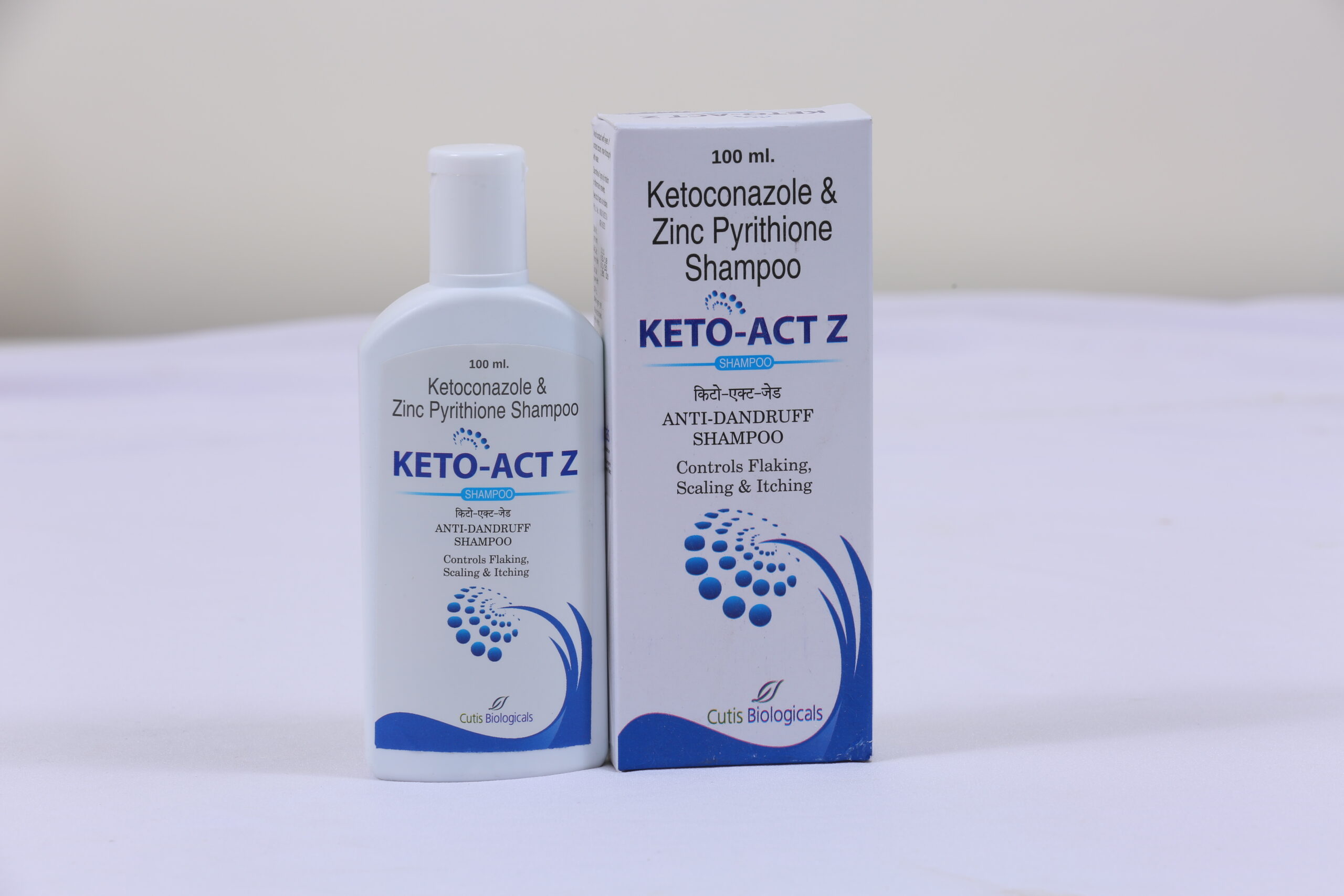 KETO-ACT-Z (Ketoconazole 2% w/v + Zinc Pyrithione (ZPTO) 1 % w/v Shampoo)