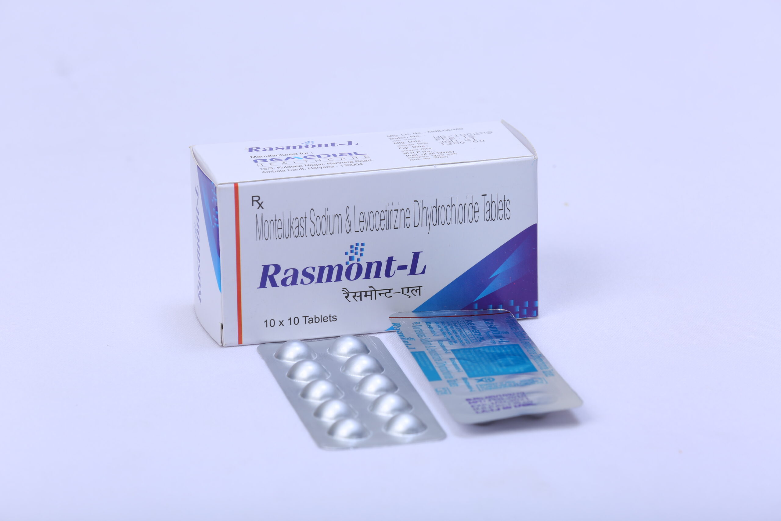 RASMONT-L (Montelukast 10mg + Levocetirizine 5mg)