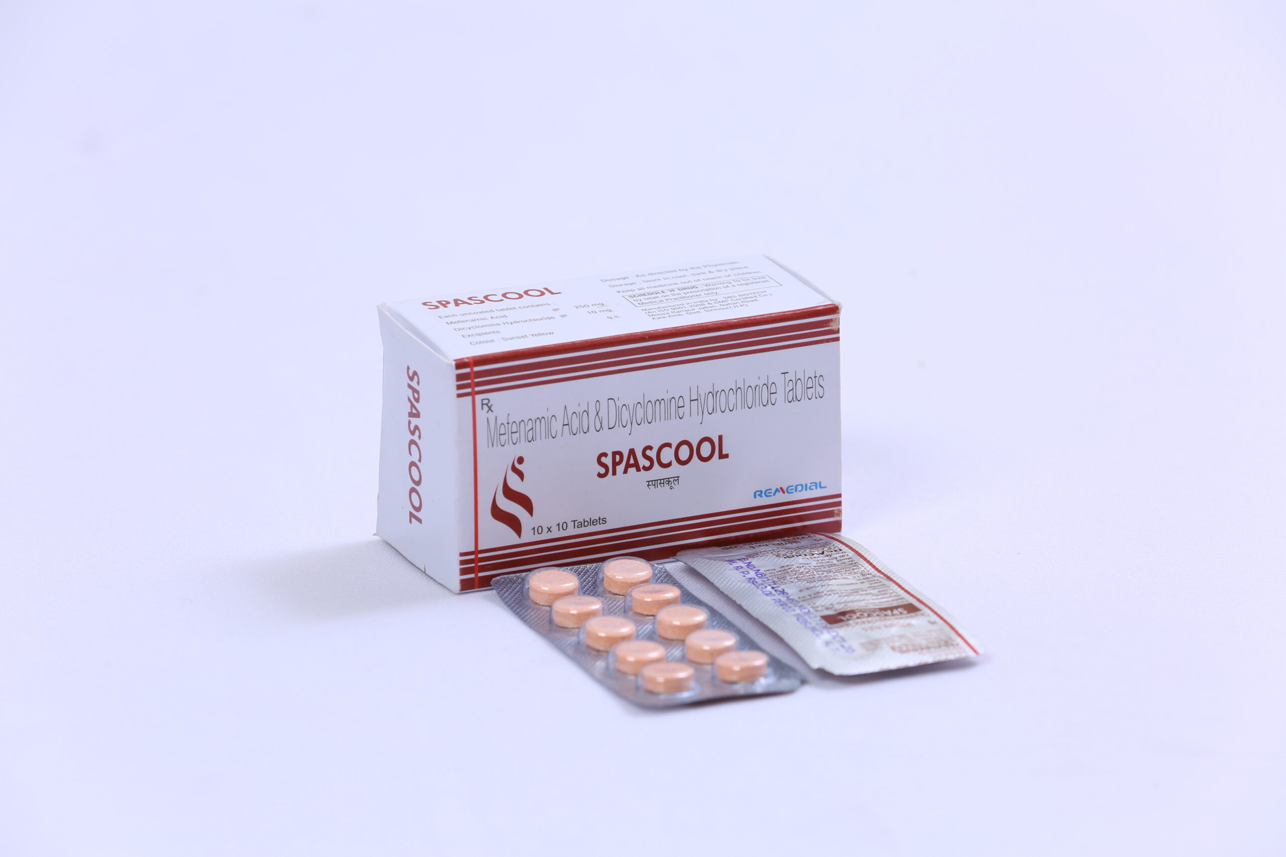 SPASCOOL (Mefenamic Acid 250mg + Dicyclomine 10mg)