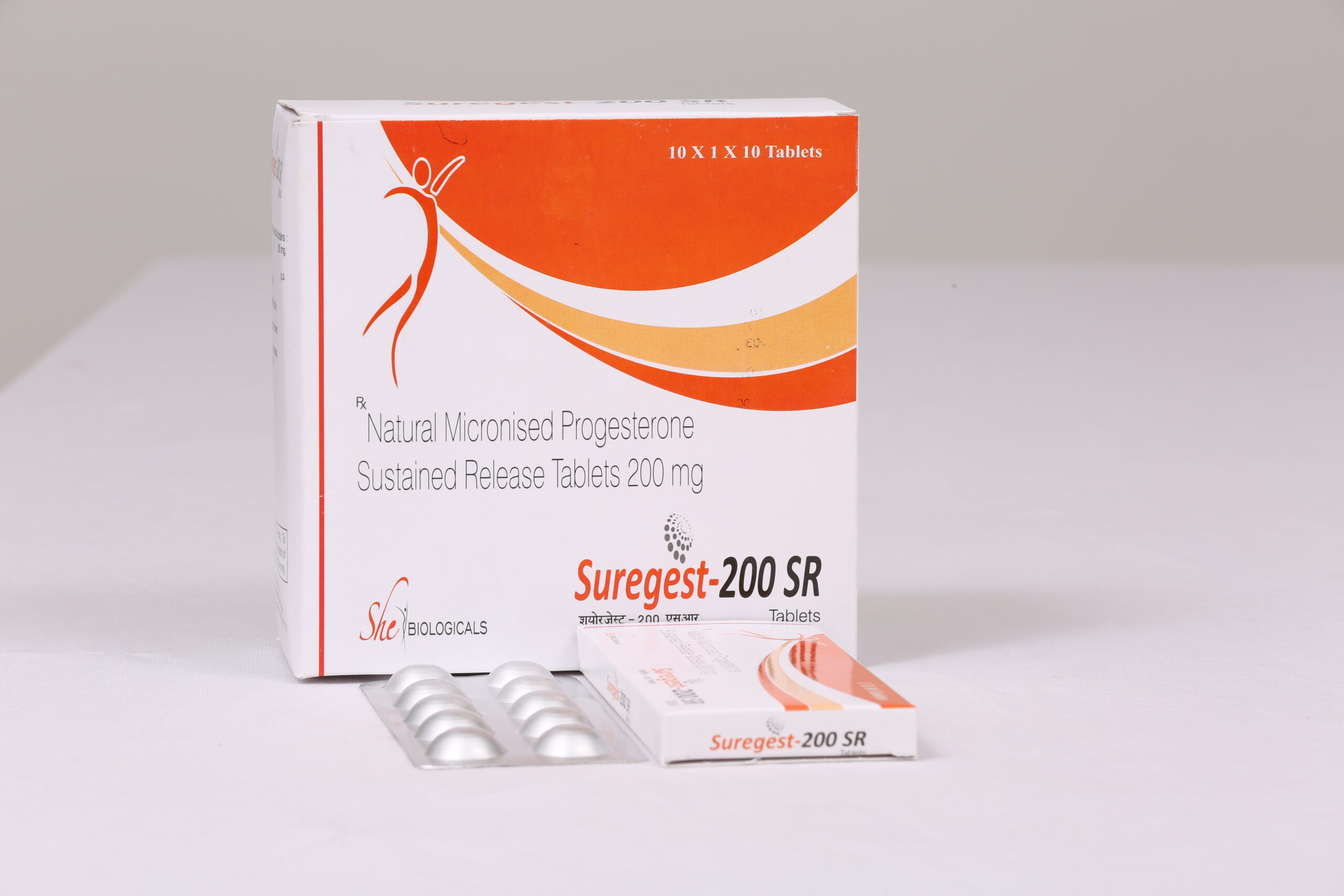 SUREGEST-200SR (Natural Micronised Progestrone 200 mg)