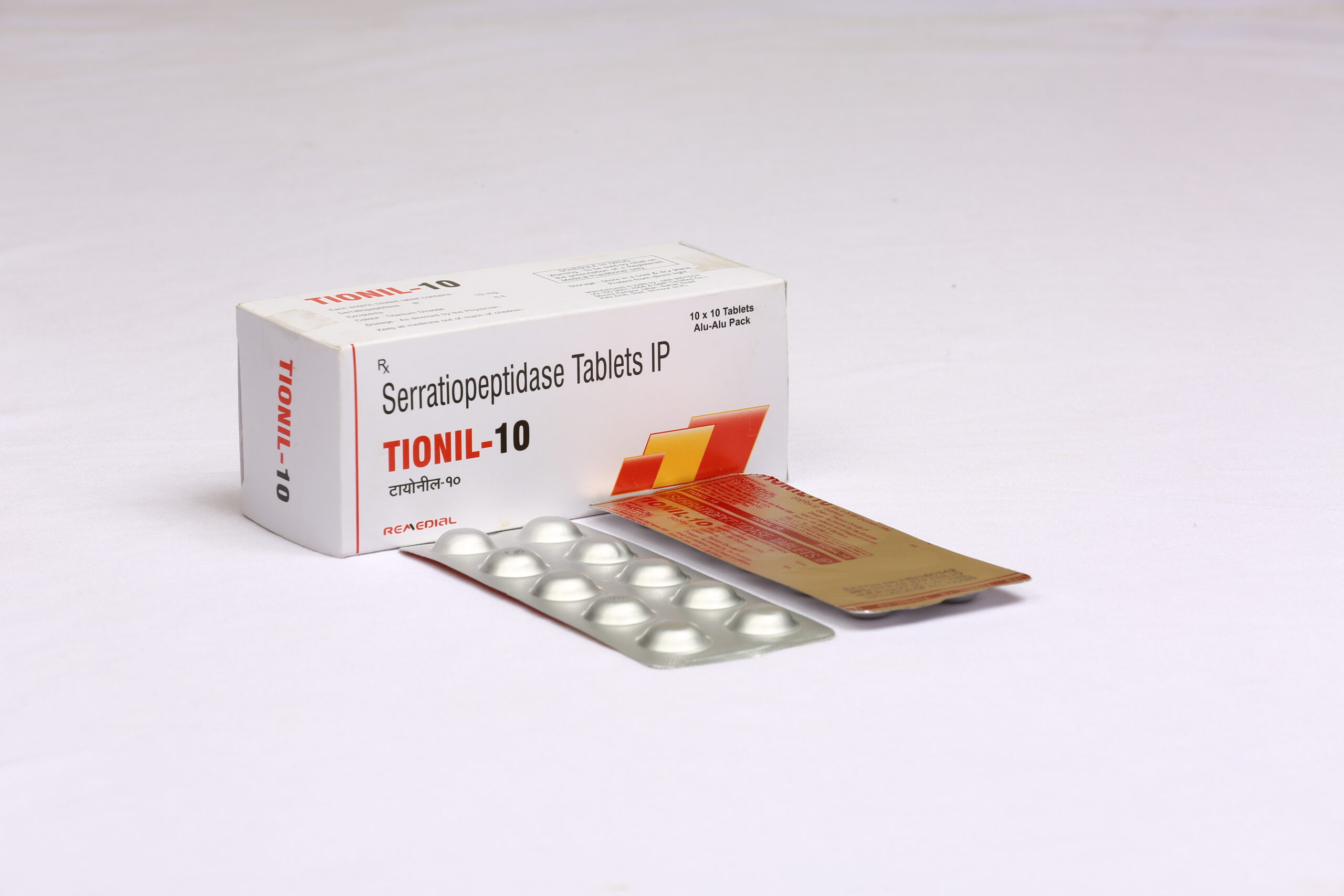 TIONIL-10 (Serratiopeptidase 10mg)