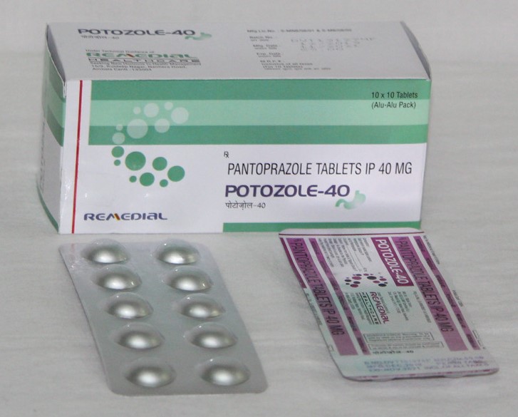POTOZOLE-40 Tablets (Pantoprozole 40mg)