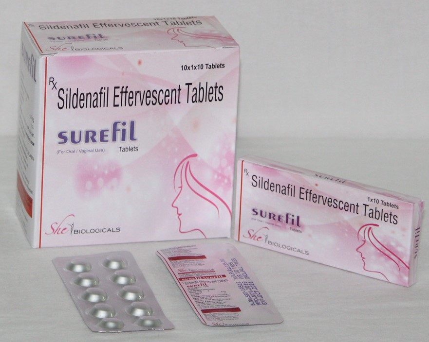 SUREFIL TAB (Sildenafil Effervescent 25mg)