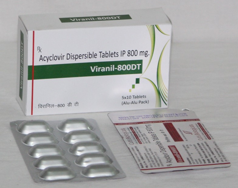 VIRANIL-800 DT (Acyclovir 800mg)