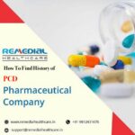 How to Find History of a PCD Pharmaceutical Company