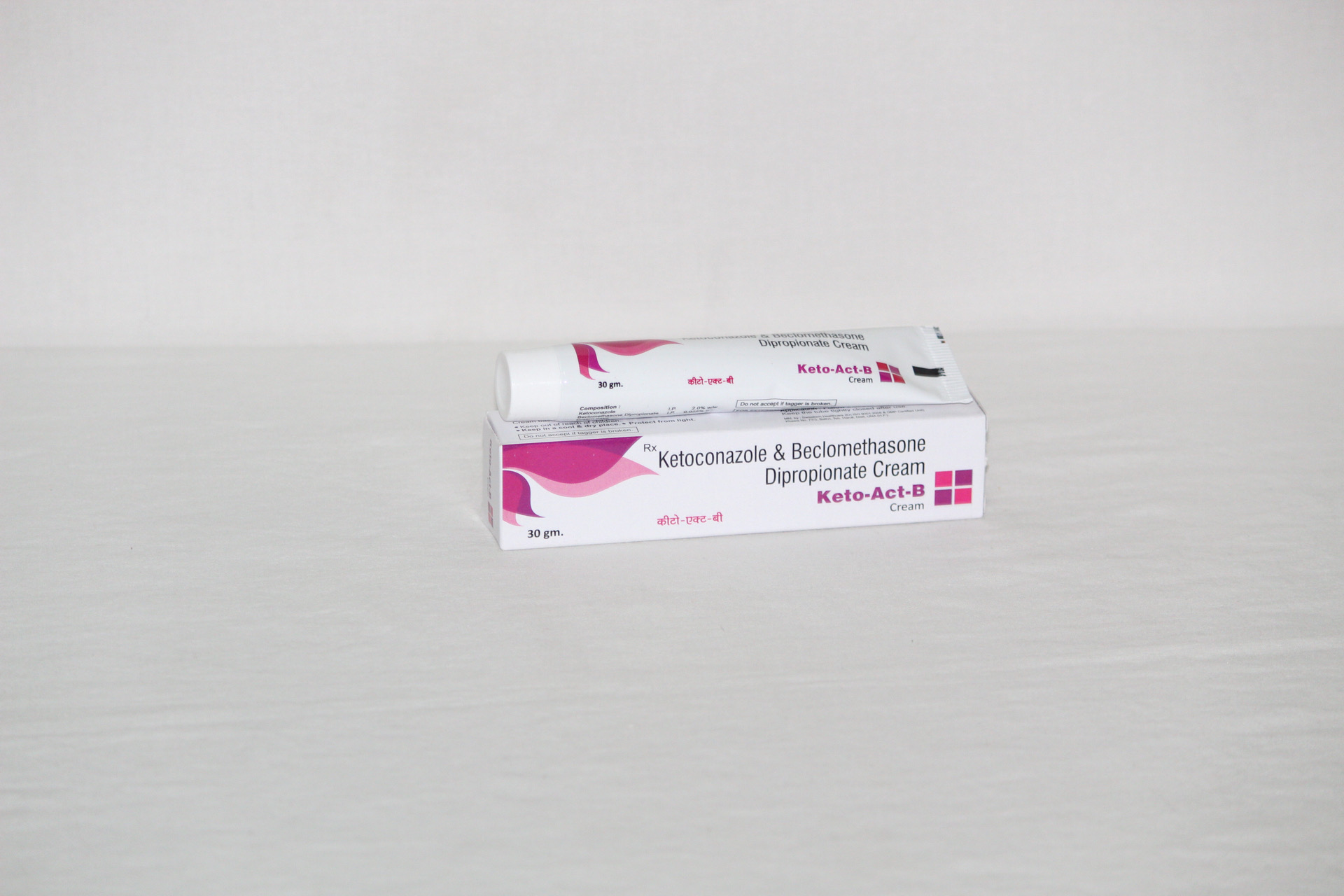 KETO-ACT-B CREAM (Ketoconazole 2% w/w Beclomethasone 0.025%)