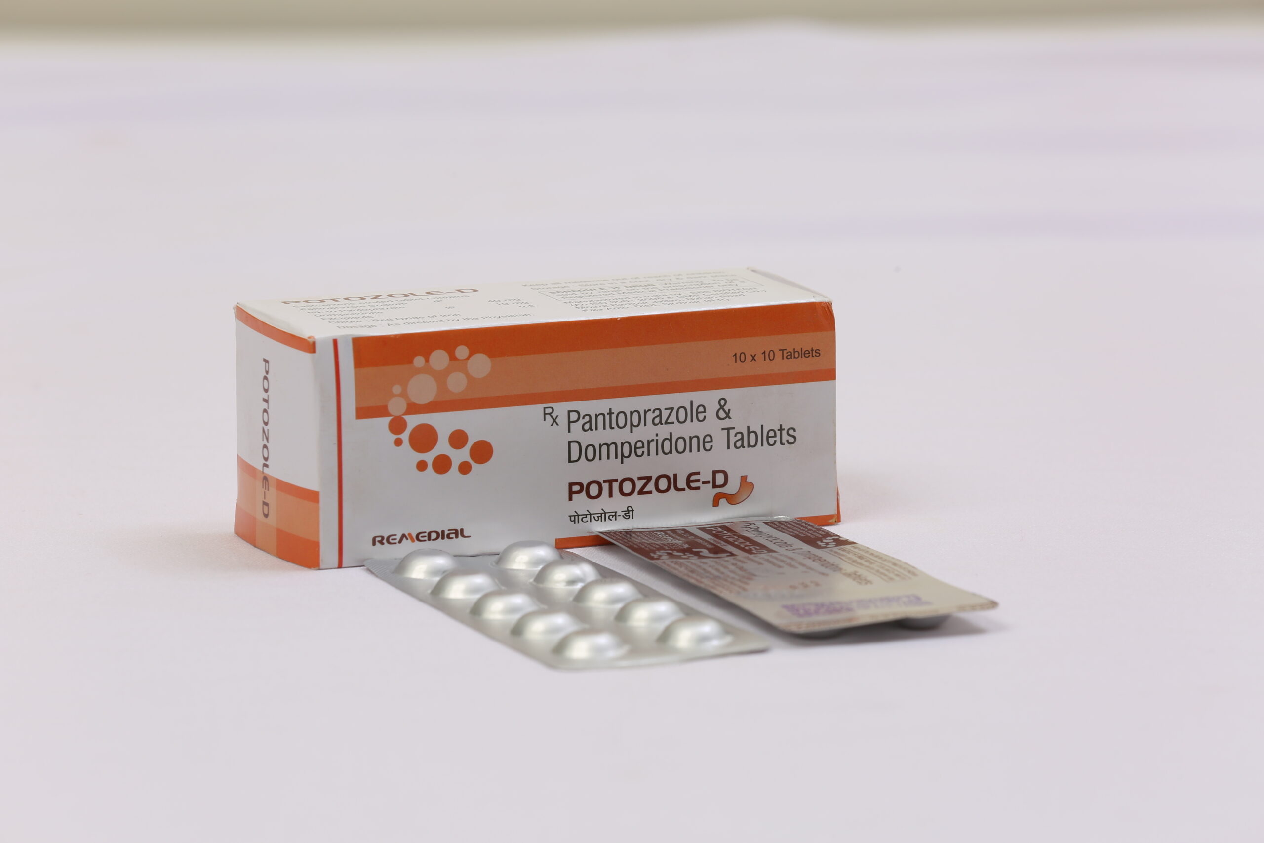 POTOZOLE-D (Pantoprozole 40mg + Domperidone 10mg)