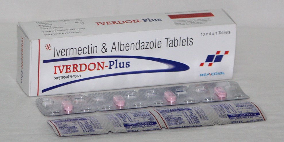IVERDON-PLUS (Ivermactin 6 mg + Albendazole 400mg)