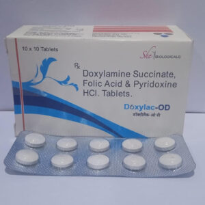 DOXYLAC-OD (Doxylamine Succinate Pyridoxine HCL Folic Acid)