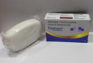 COSHEEN SOAP (Glycerine Shea butter Cocoa butter Lanolin Silicon oil)