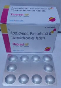 THIOREST-AP (Aceclofenac 100mg+Paracetamol 325mg)