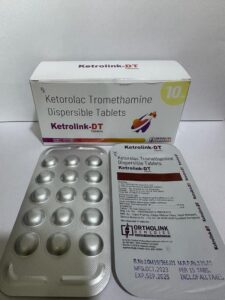 KETROLINK-DT (Ketorolac Tromethamine 10mg Dispersible Tablets)