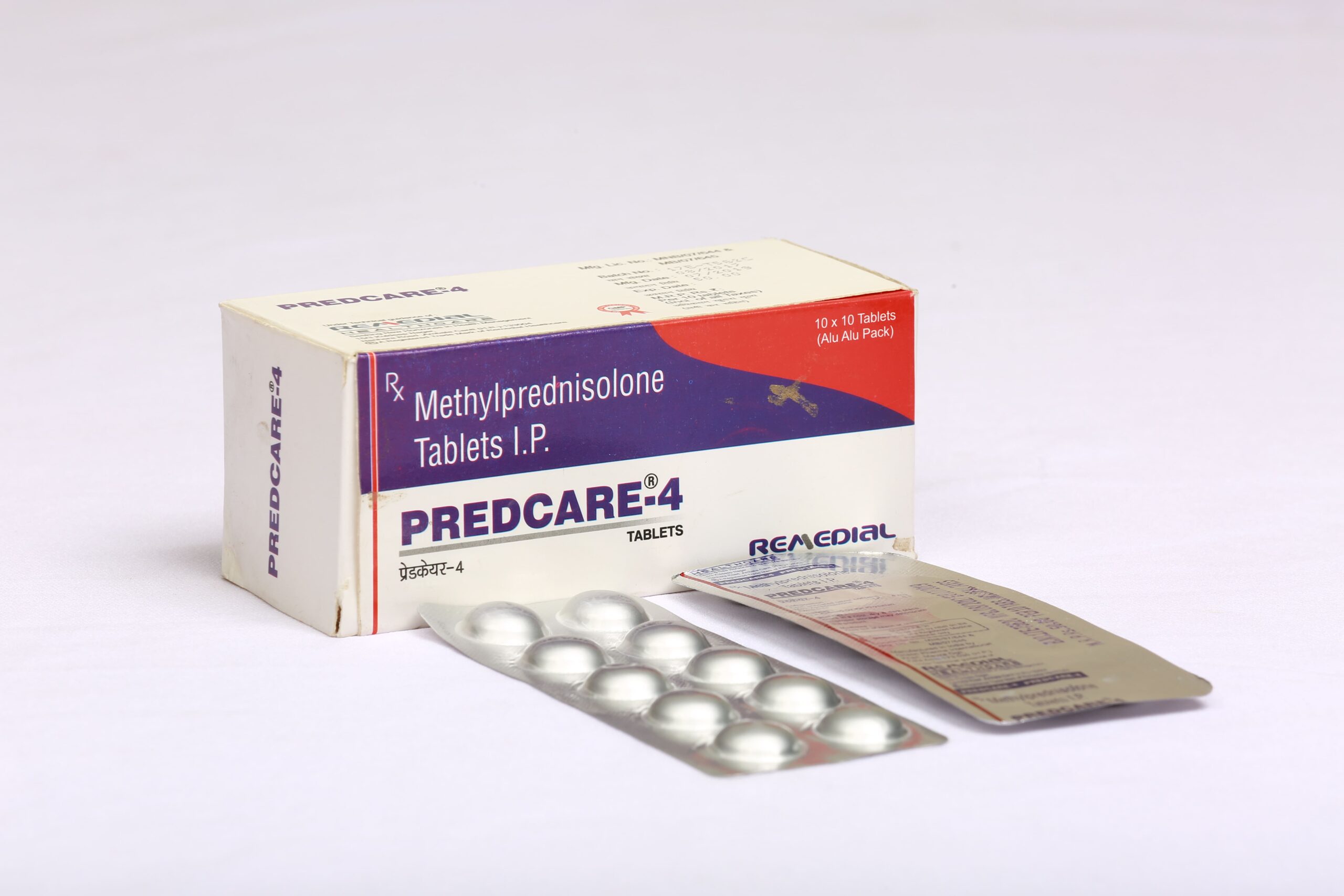 PREDCARE-4 (Methyl Prednisolon 4mg Tabs.)