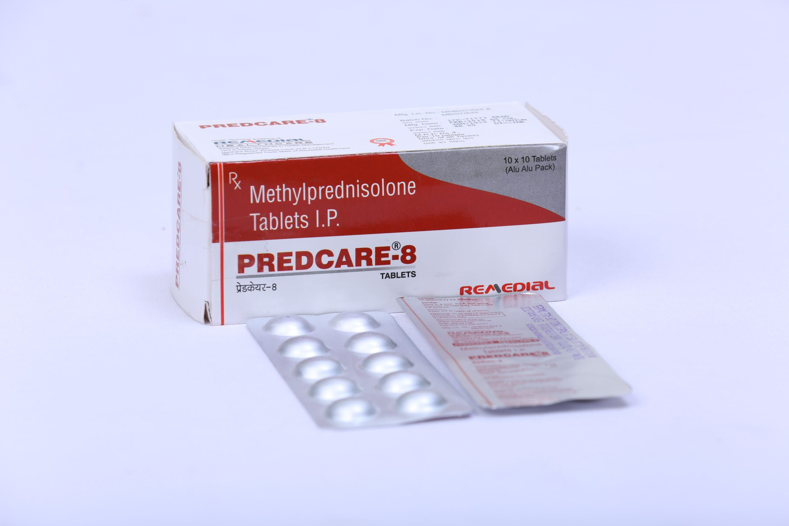 PREDCARE-8 (Methyl Prednisolon 8mg Tabs.)