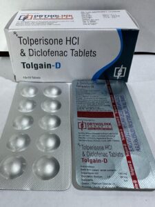 TOLGAIN-D Tolperisone 150mg Diclofenac 50mg